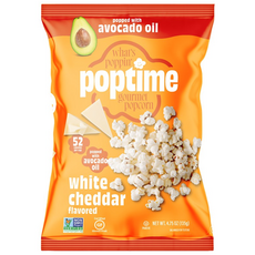 팝타임 화이트 체다치즈향 아보카도오일 팝콘, 1개, 135g