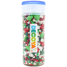 데코야 크리스마스 파티 스프링클 간편용기 (스프링클/제과제빵/데코), 85g, 4개