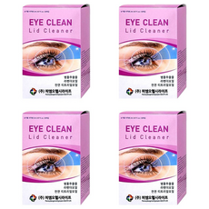깨끗하고 건강하게 눈꺼플세정제 아이클리너 30매입 아이클린, 60ml, 4개
