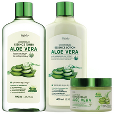 에스폴리오 알로에베라 수딩 토너+로션+크림 세트 / 수분크림 진정크림 속건조, 1세트