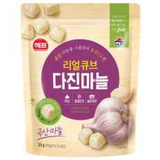 해표 리얼큐브 다진마늘, 5개, 23g