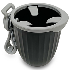 eyeon 다용도 유모차 자전거 컵홀더, 블랙, 1개