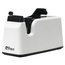 평화 자동 멀티 안전 커터기 12mm-25mm 스카치테이프사용가능 테이프캇타기, 본체 화이트, 1개