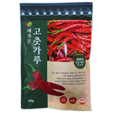 25년 햇고추 해가온 햇 고춧가루 국산 보통맛 / 김치양념 / 보통굵기, 500g, 1개