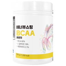 에너부스팅 BCAA 헬스 단백질보충제 레몬맛, 1개, 300g