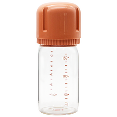 요한손베비스 안심유리젖병 스페어보틀 (유리보틀) 1P, 1개, 코랄핑크, 160ml
