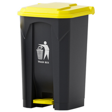 호가 대용량 튼튼 휴지통/20L부터 100L까지/페달형 업소용 가정용 사무실 쓰레기통 재활용 분리수거함, 1개