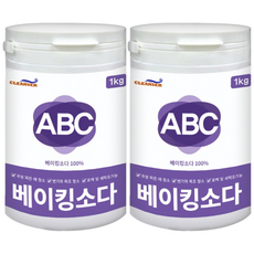 ABC클렌저 베이킹소다, 1kg, 2개