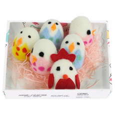 Lure Cat 禮物盒 炸雞蛋組合, 1套, 粉紅色, 白色, 藍色, 黃色