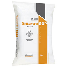 스마트로 SOP 수용성 황산가리 비료 유황함유 황산칼륨 비료, 20kg, 1개