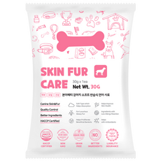 본아페티 강아지 피부 모질 피모 사료 각질 아토피 저알러지 샘플, 30g, 1개