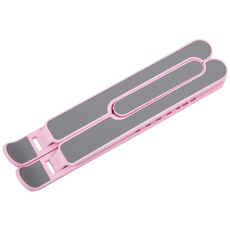 젠마운트 경량 휴대용 노트북 거치대 받침대 ZM203, (7단조절)핑크, 1개