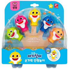 핑크퐁 아기상어 손가락 인형놀이 노랑 외, 5개