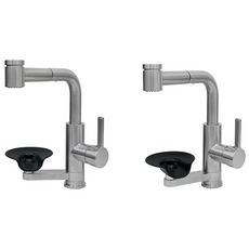 아이녹스 이녹스 컵세척 싱크대 원홀 수전 낮은형 inox, 1개