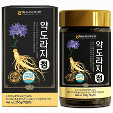 약도라지청 국산도라지청 진한 도라지농축액 3년근 약도라지 100% 생 도라지청 환절기 도라지청선물세트 차선물 돌잔치 결혼식 답례품, 1개, 200g