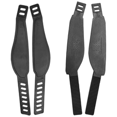 헬스자전거 페달끈 헬스싸이클 패달 부품 띠, 검정 클립타입 좌우1조