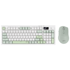 지클릭커 오피스프로 WMK50 사일런스 M 풀윤할 LCD 94키 무소음 무선 블루투스 키보드 마우스 세트 Greenwich CR1, WMK50 94, 일반형