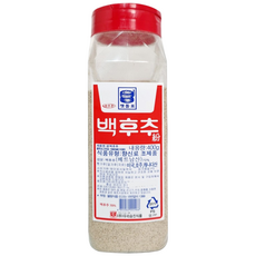 승진 아주존 맷돌표 백후추, 6개, 400g