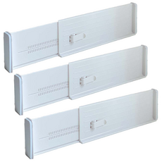 길이조절 서랍 칸막이 파티션 다용도 옷장 정리, 3개