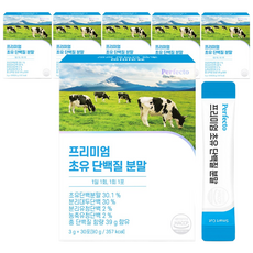 퍼펙토 프리미엄 초유 단백질 분말 스틱, 90g, 6개
