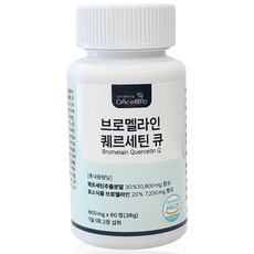 오아셀바이오 브로멜라인 퀘르세틴 큐, 1개, 60정