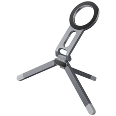 아이워크 iWALK 맥세이프 삼각대 핸드폰 거치대 스마트폰 360도 휴대용 미니 스탠드 실버, 1개