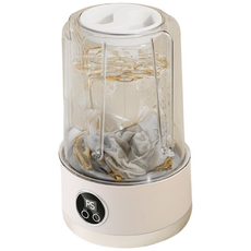 Misuko 무선 미니 세탁기 휴대용 충전식 가정용 속옷 양말 아기 세탁기, 흰색