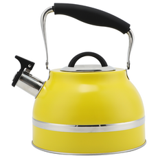 휘슬링 케틀(옐로우) 휘슬주전자, 노랑, 1개, 3L