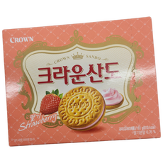 크라운 크라운산도 딸기 161g