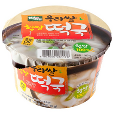 백제 우리 햅쌀 즉석 떡국, 163g, 16개