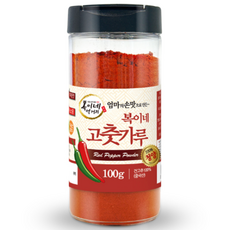 복이네먹거리 중국산 아주매운 100% 청양 고운 고춧가루 용기형, 100g, 1개