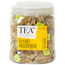다정헌 캐모마일 차 친환경 PLA 망사필터 삼각티백, 1개, 100개입, 1.5g