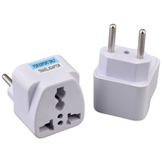 라이트닝웍스 EU 유럽형 멀티변환 콘센트 이탈리아 프랑스 네델란드 벨기에, 2개