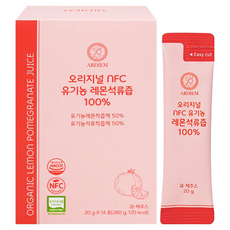 아르디엠 오리지널 NFC 유기농 레몬석류즙100% 14포, 280g, 1개