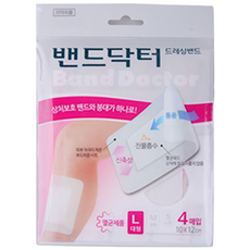 밴드닥터 드레싱밴드 4매입, 대형, 10개