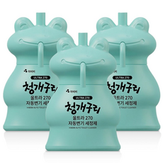 하비비 청개구리 울트라270 자동 변기세정제, 270g, 3개