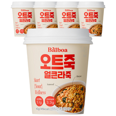 발보아 저당 오트밀 죽 얼큰라죽, 30개, 40g