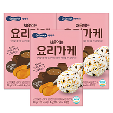 베베쿡 처음 먹는 요리가케, 28g, 3개, 닭고기와 된장