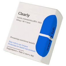 weekly lab. 葉黃素Omega-3膠囊, 14顆, 1盒