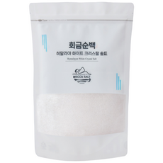 회금 순백 (히말라야 화이트 크리스탈 솔트) 1kg 미네랄소금, 1개, 가루형