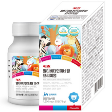 키즈 멀티비타민 미네랄 프리미엄 어린이 유아 청소년 이뮨 종합 비타민 영양제, 1개, 60정