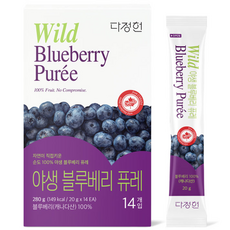 다정헌 야생 블루베리 퓨레 100% 스틱 스틱형, 280g, 1박스