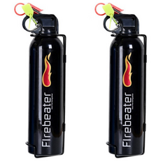 차량용 소화기 가정용 겸용 1+1 1000G, 2개, 블랙, 1L
