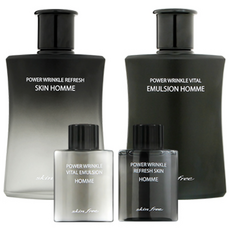 skin free 男士活力緊緻護膚禮盒組, 皮膚 150ml + 30ml + 乳液 150ml + 30ml, 1套