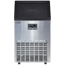 휴고스 BIA-508BZ 업소용제빙기 제빙기 50kg LED 셀프크리닝 대용량 업소 카페 바로설치가능, 제빙기+셀프설치