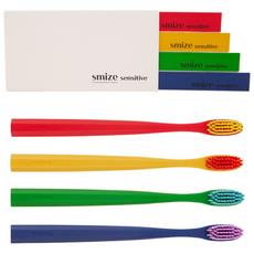 smize 敏感牙刷4入組, 1套, 4入