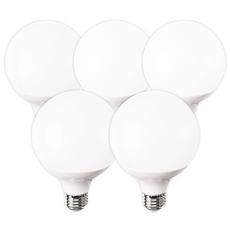 라인라이팅 LED 샤인 숏볼구 12w, 5개, 주광색