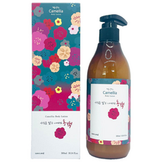 SKINFARM 濟州山茶花保濕身體乳, 300ml, 1入