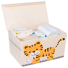 프롬디 패브릭 수납정리함 수납박스 리빙박스, 1개, 호랑이