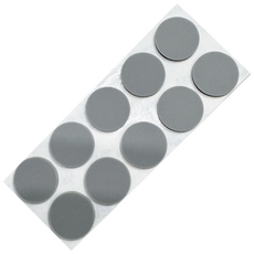 다크모카 다용도 접착식 미끄럼방지 실리콘 패드 원형, 1세트